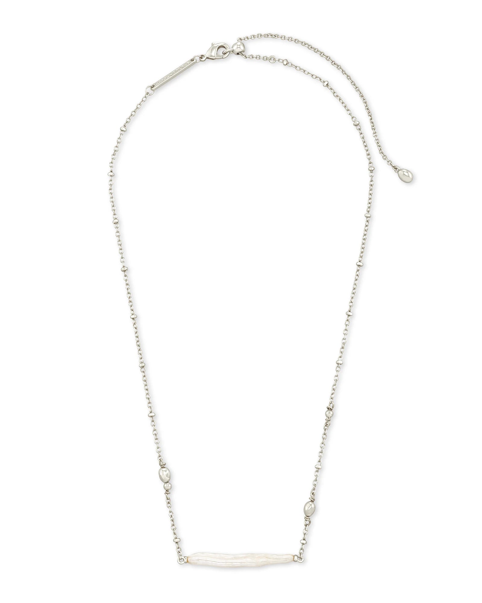Eileen Silver Pendant Necklace in Freshwater Cultured Pearl