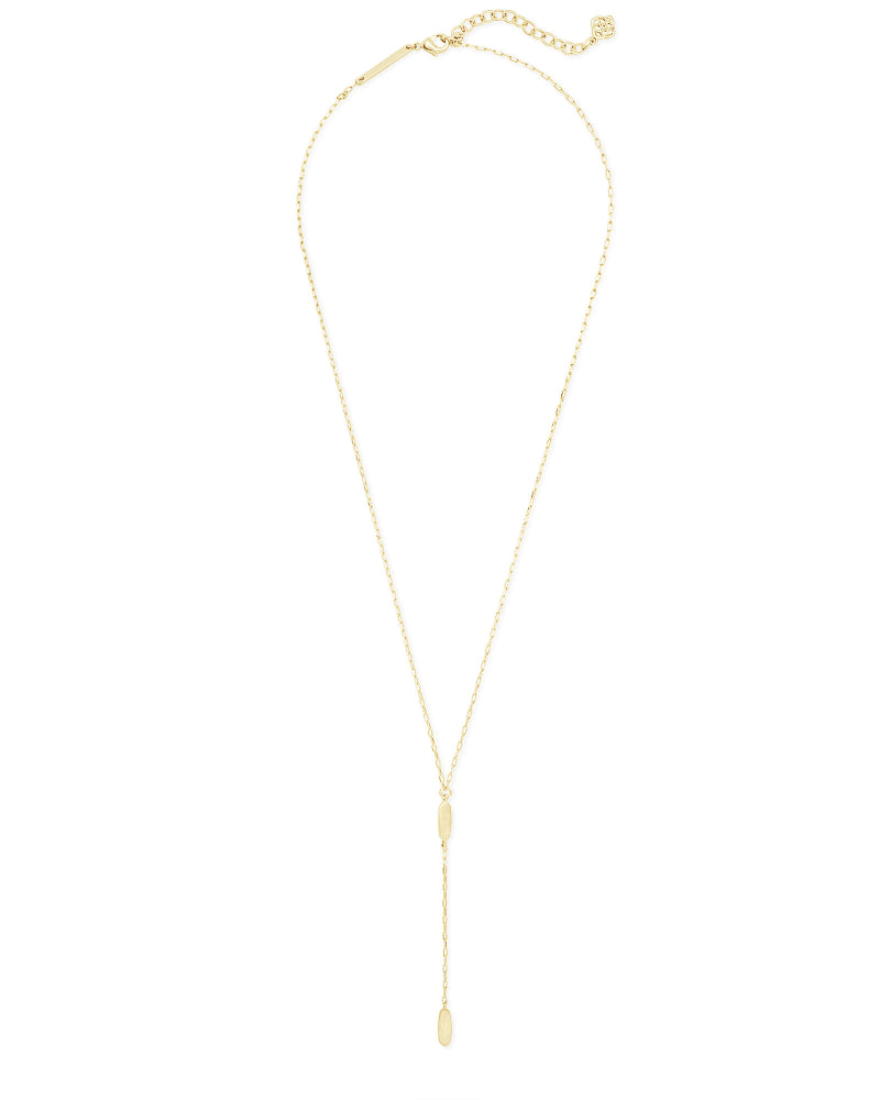 Fern Y Necklace in Gold - Bella's House Tulsa