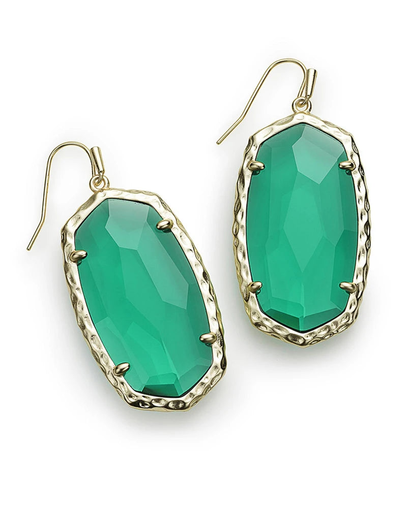 Ella Drop Gold Earrings - Bella's House Tulsa