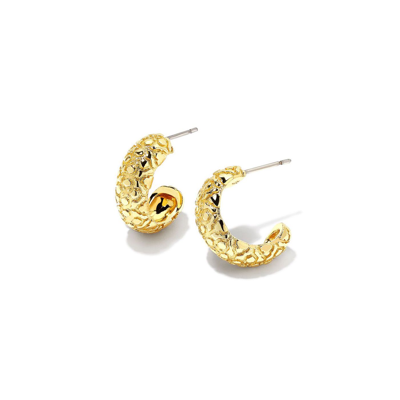 Harper Huggie Earrings in Gold