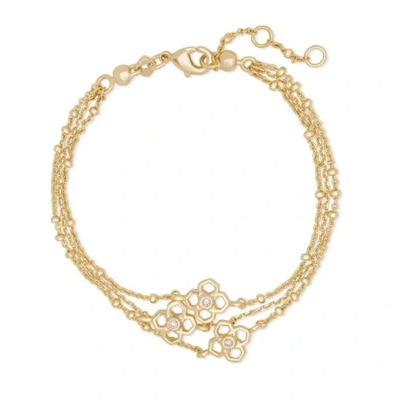 Rue Multi Strand Bracelet in Gold