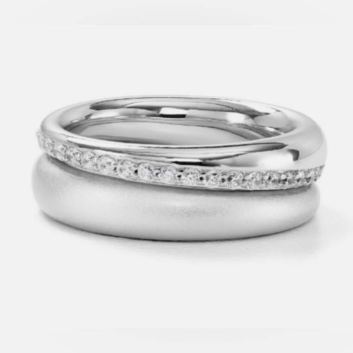 Colette Silver Ring Set