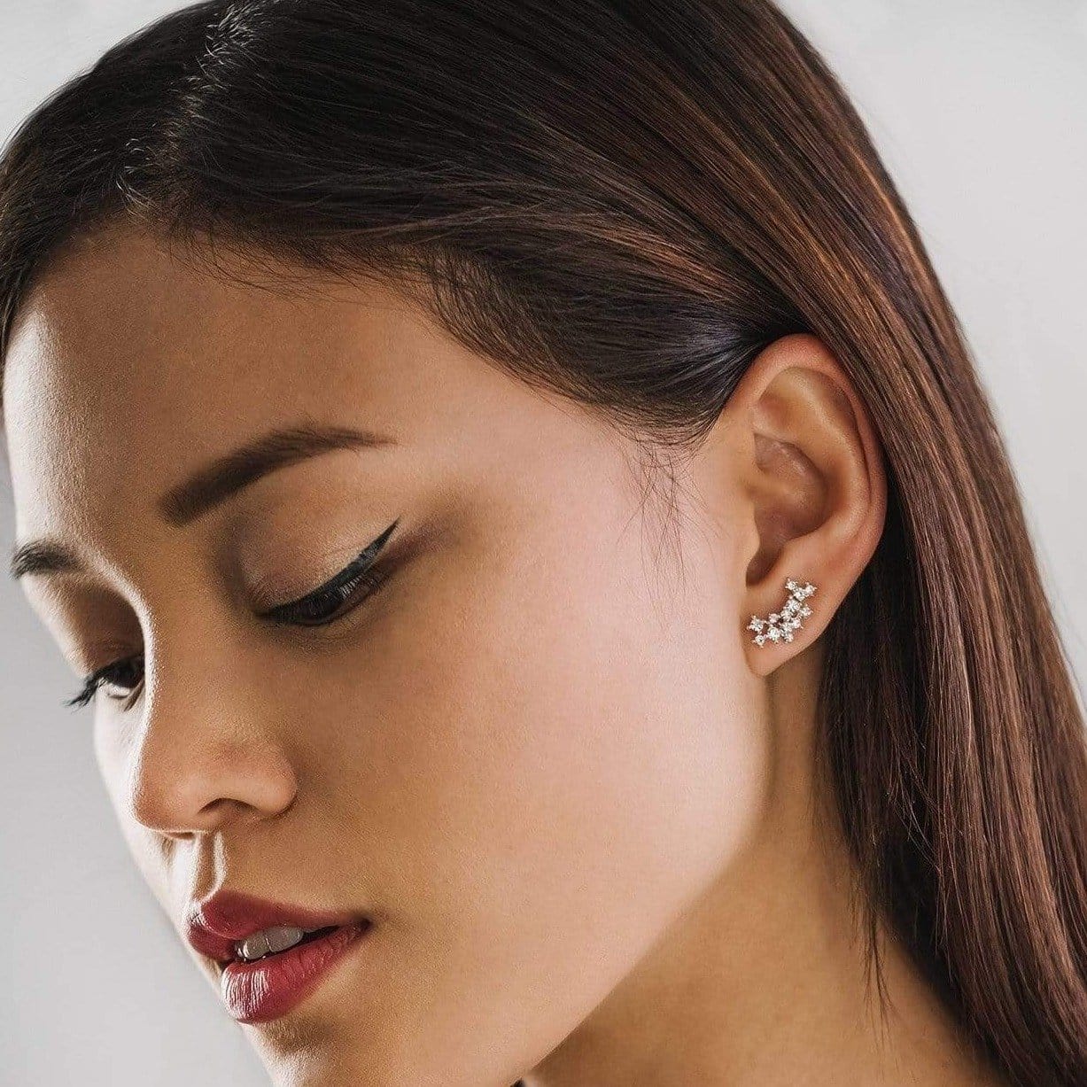 Stardust Climber Earrings Silver